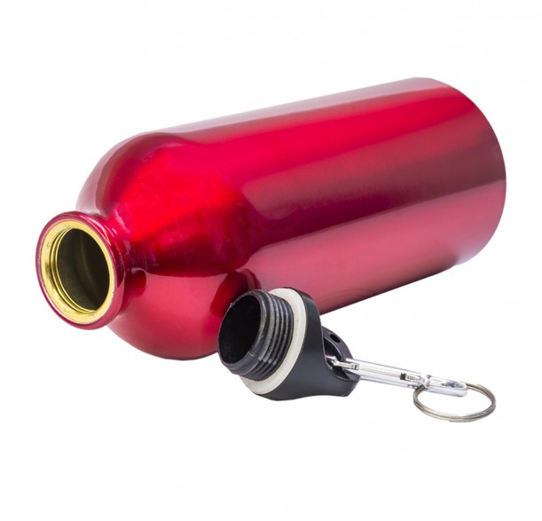 ALUMINUM WATER BOTTLE 600ML (DBW-21143) - OPEN VIEW