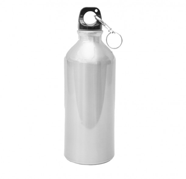 ALUMINUM WATER BOTTLE 600ML (DBW-21143) - SILVER