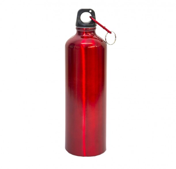 ALUMINUM WATER BOTTLE 750ML (DBW-21144) - RED
