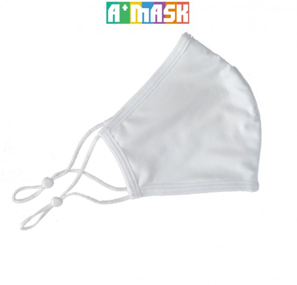 ANTI BACTERIAL REUSABLE FABRIC FACE MASK (ES-40002) - WHITE