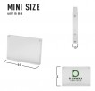 TABLE TOP 2-SIDED ACRYLIC FRAME - MAGNET (DBW-34002) - MINI SIZE